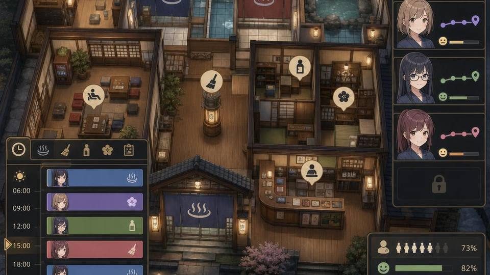 背德浴场 角色路线 玩法截图 3